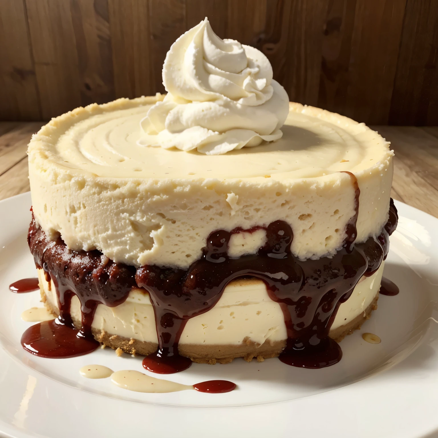 Delicious-looking cheesecake