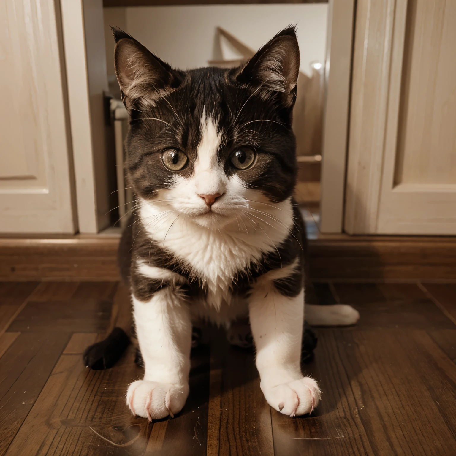 Imagen 3d Gatito triste