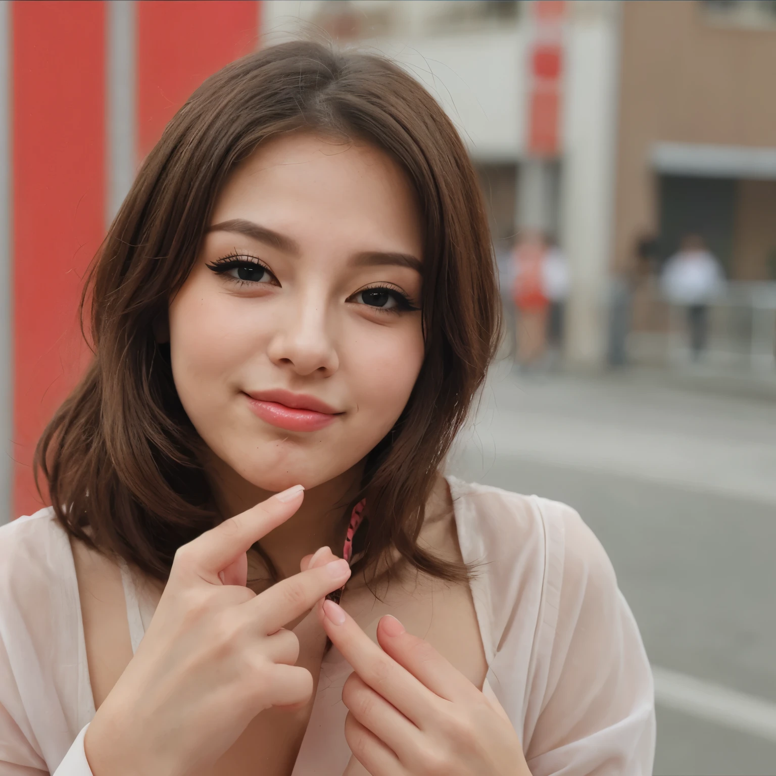 flying kiss