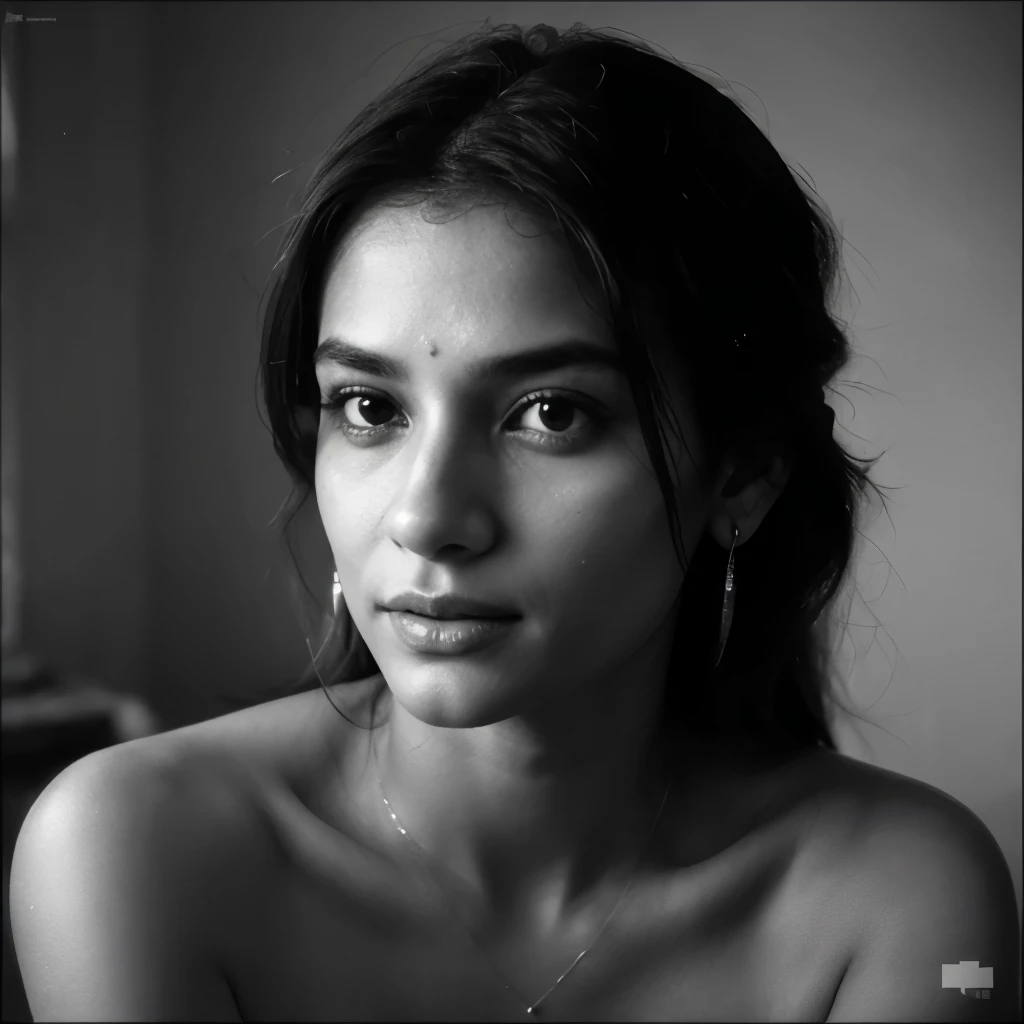 Masterpiece-level photograph of a beautiful Indian woman white tone skin. The sharp focus captures every nuance of her face, from the twinkle in her eyes to the texture of her skin. The portrait is in 8k resolution, offering an unparalleled clarity that showcases her in all her glory. Write this quote "if you don't have to make a decision about something, then don't decide."