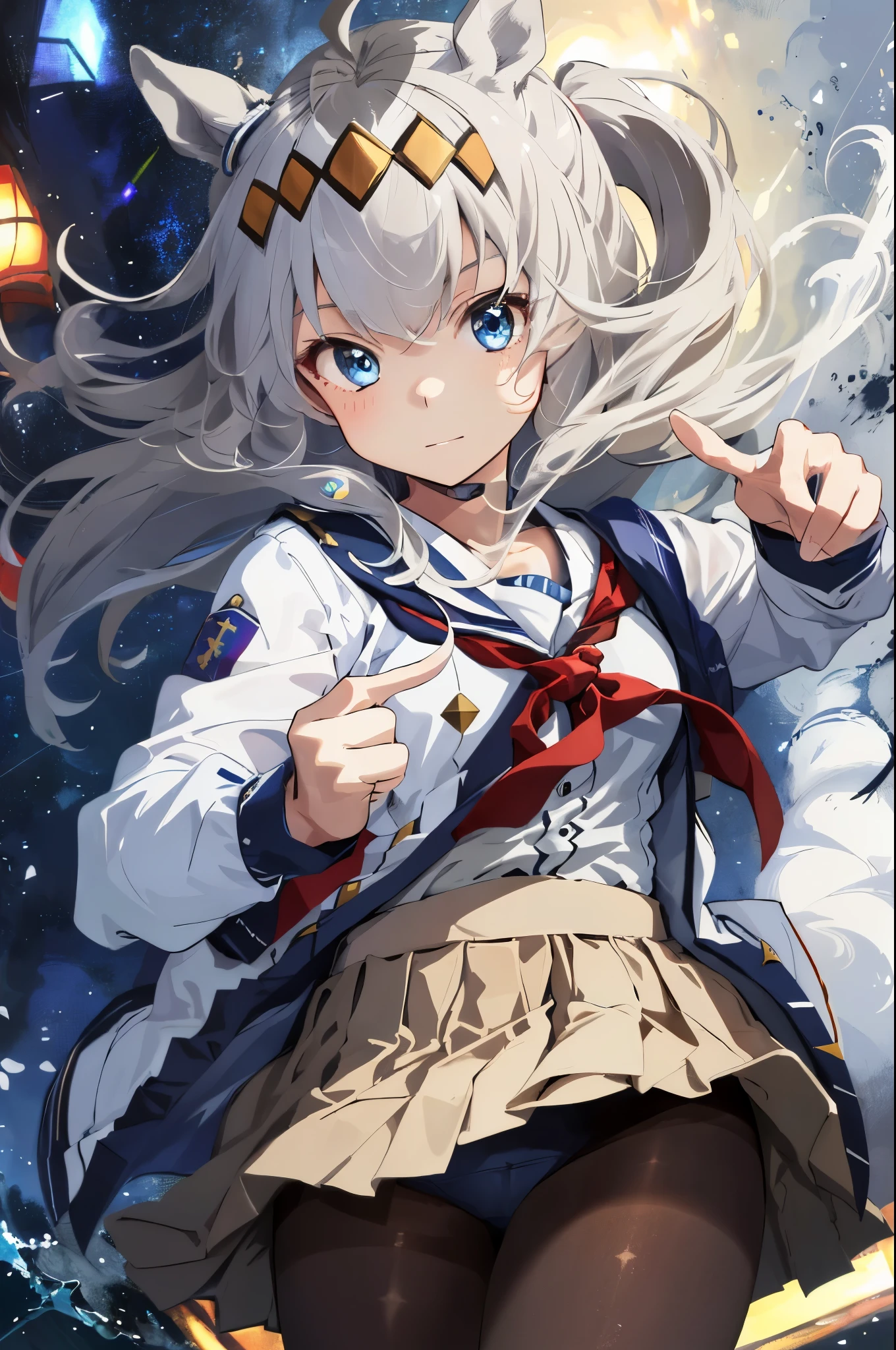 Beautiful and meticulous girl, Very detailedな目と顔, Beautiful fine details, Absurd, unbelievably ridiculous, Huge file sizes, Super detailed, High resolution, Very detailed,highest quality,masterpiece,Kemomimi,((Japanese high school girls uniform)),Awareness-raising,Very detailed,Hmph,Unified,8K Wallpaper,Great cleavage,Every detail,masterpiece,highest quality,Ticker Unity 8K Wall Binding,Light on the face,Cinema Lighting, One Girl, ,((No pants)),(((Dynamic Pose))),(Camel Toe),(Half Body),((pantyhose)),Running,