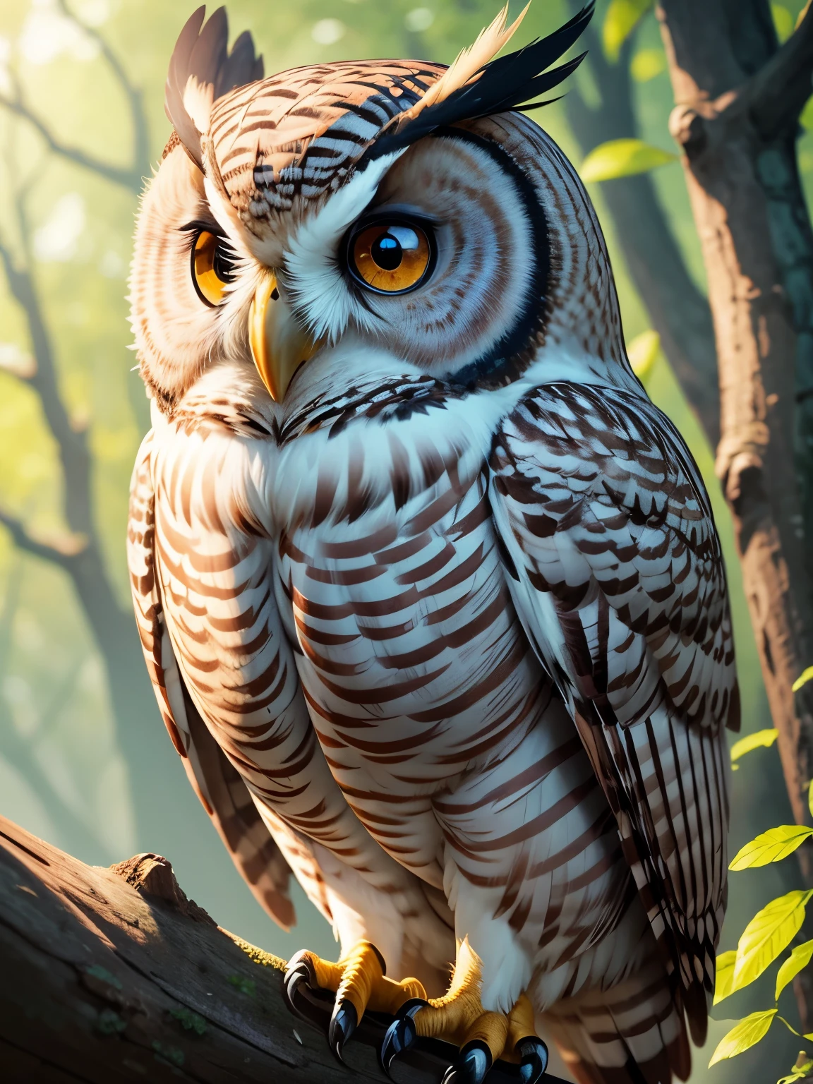 owl, ultra detailed, high quality, 8k resolution