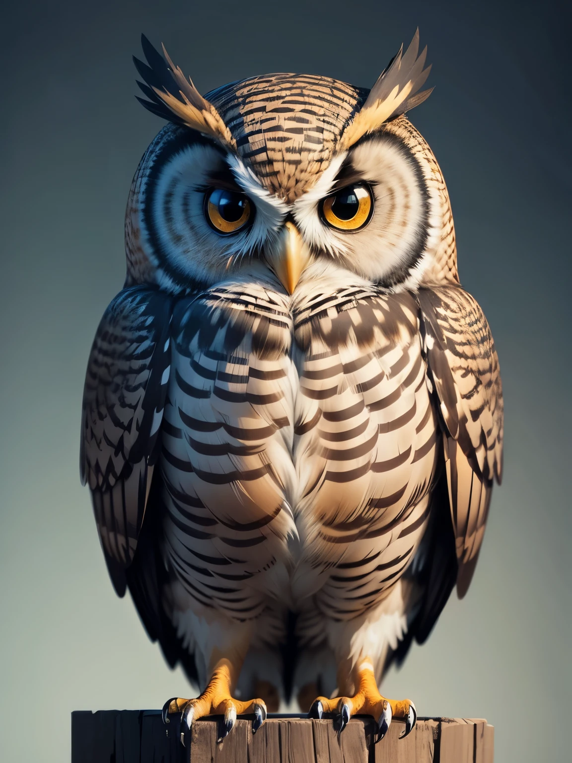 owl, black, ultra detailed, high quality, 8k resolution