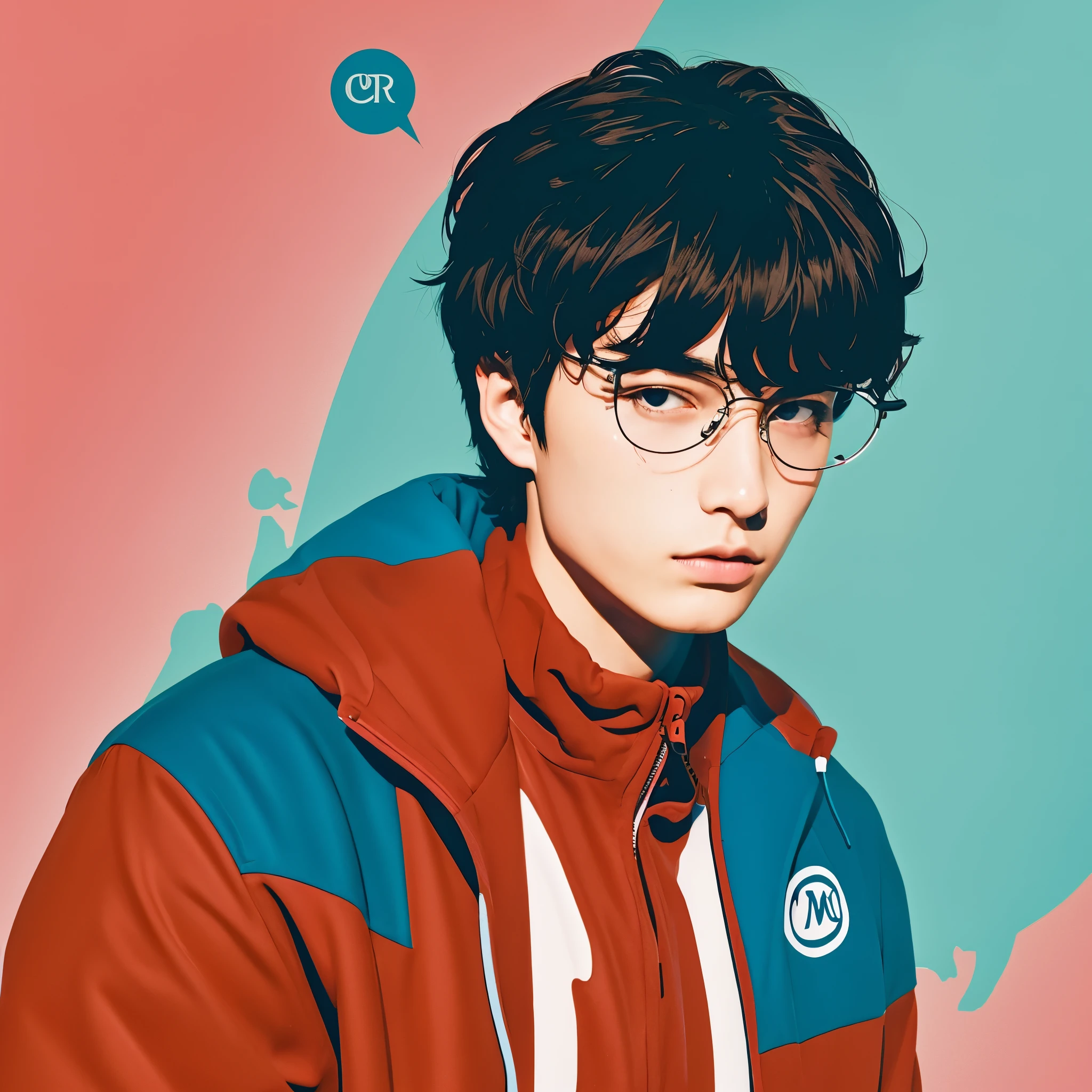 Cool boy illustration