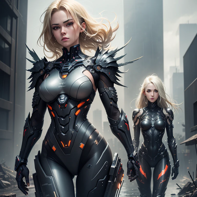 Emma Frost from Marvel, frontal, full length, looking at the camera, facing the audience, Standing pose, simple background, 3D light, detailed full body concept, elegant digital concept art, Beautiful Full Body Concept Art, artistic direction, CGsociety full length,