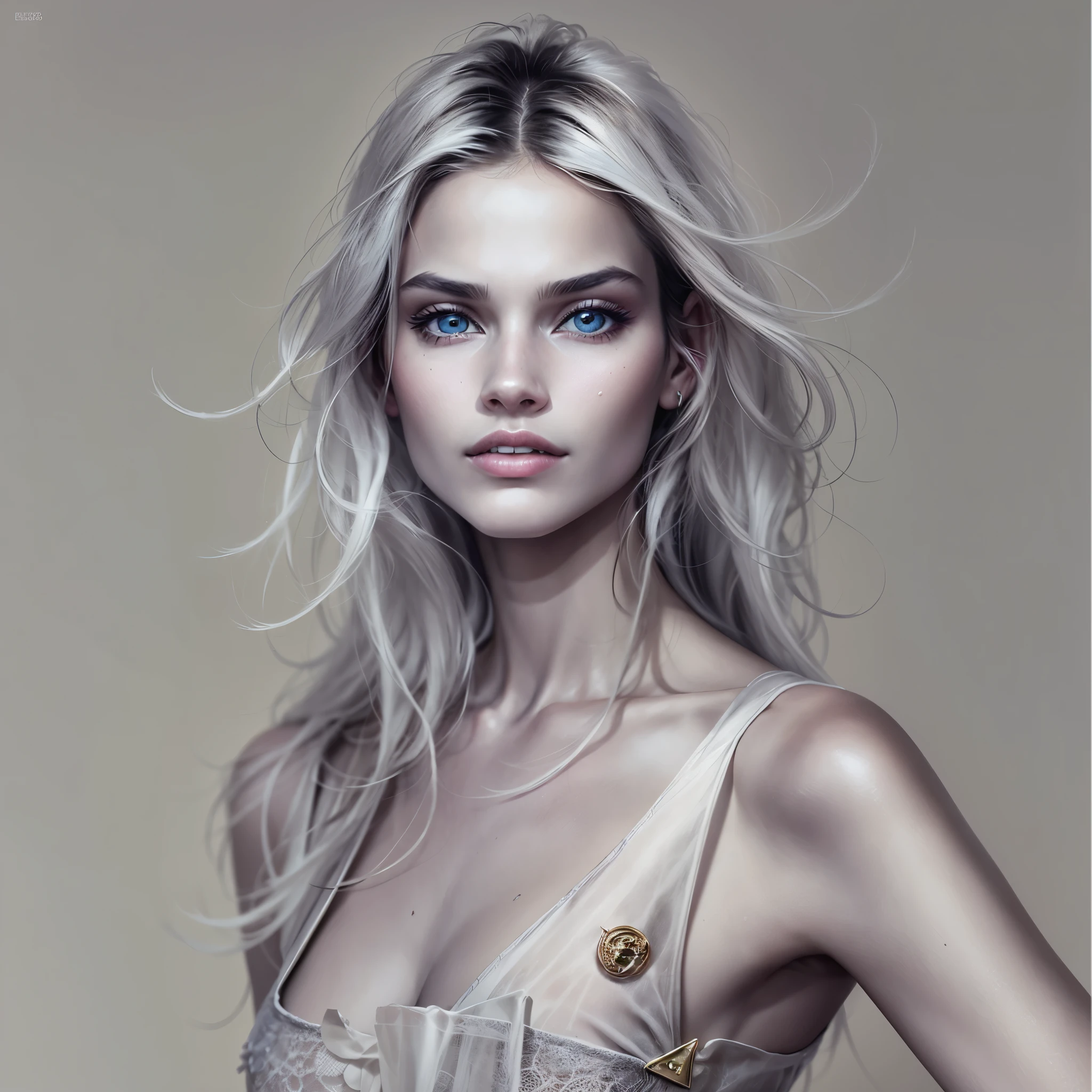 Fernanda Tavares, a supermodel from the 2000s, has the following physical characteristics:
- Her height is 178cm, bust is 86cm, waist is 61cm, hips are 86cm, and shoe size is 25cm.
- Her hair color is blonde and her eyes are blue.
- She has a sharp and modish face, with high cheekbones and a distinct jawline.
- Her style is tall and slender, with attractive curves in her bust and hips.
- She has an edgy and sexy fashion sense, and has been featured in numerous runways and advertisements for brands such as GUCCI, VALENTINO, CHANEL, RALPH LAUREN, MICHAEL KORS, Calvin Klein, Dior, Dolce & Gabbana, Marc Jacobs, Versace, Givenchy, Celine, Victoria’s Secret, and ZARA.
- In 2000, she won Vogue's "Best model of the year" award.
