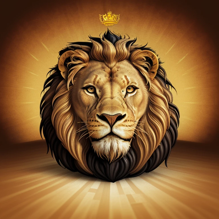 Create a lion logo with a name Leo 
