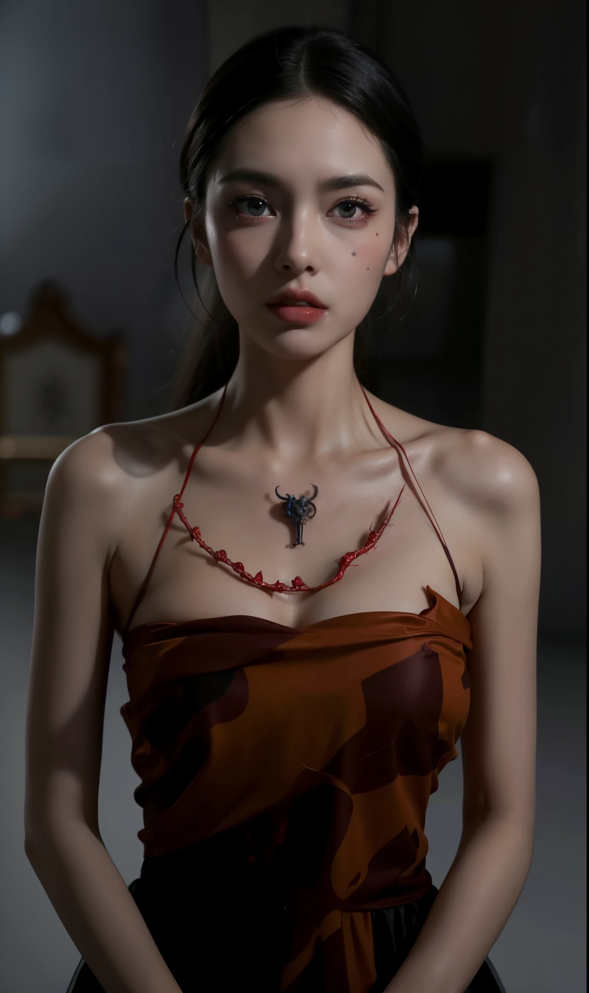 Detailed image quality,pandora witch,wing, Succubus Theme,堕落Angel,Excellent,scary,Secret Terror,Tentacles,With eyes,Uncanny Valley Effect,Beast Blood Moon,skeleton,vampire,Hellfire,Dark Queen,Angel,magician magic witch,Angel,Eyes are blue(Pupils as deep as the starry sky),Gorgeous tattoo designs all over the body,Face photo(8K quality,Rich in details)