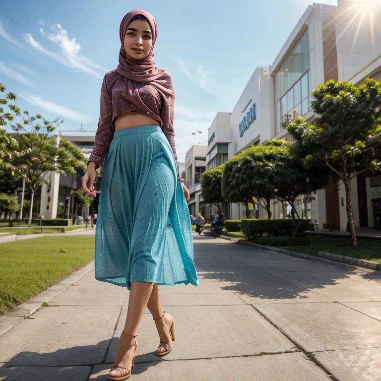 full body,arm up,Long clothes, sexy,Hijab