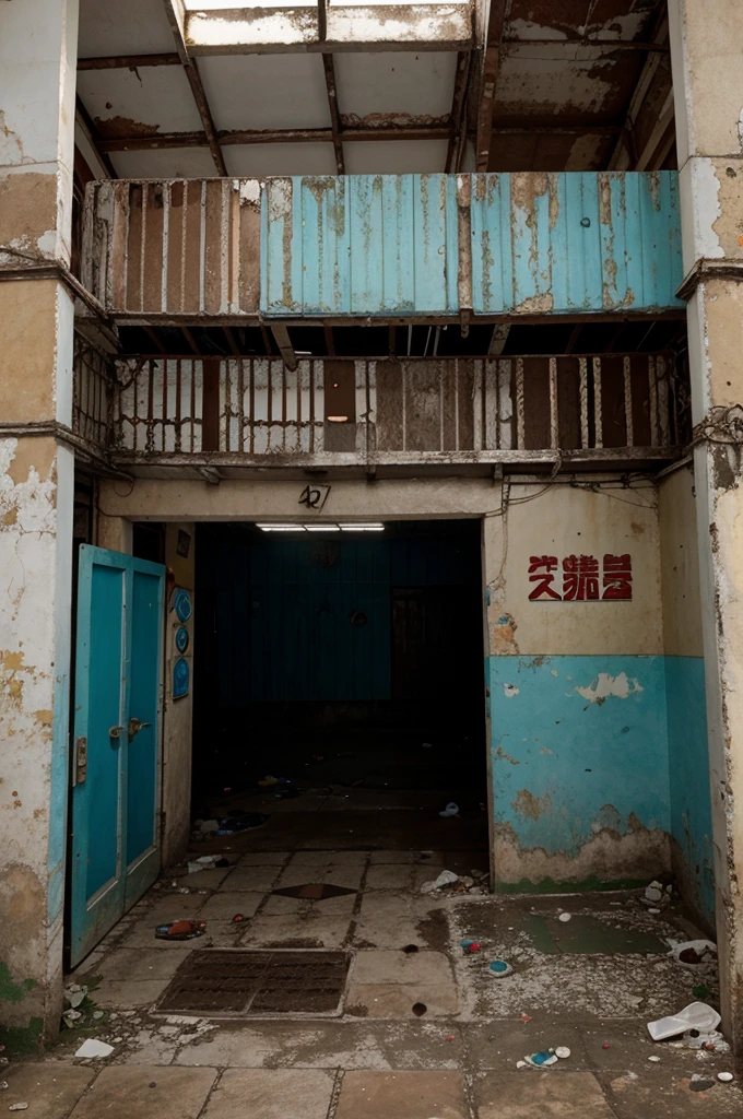 Local acuario abandonado la parte extarior