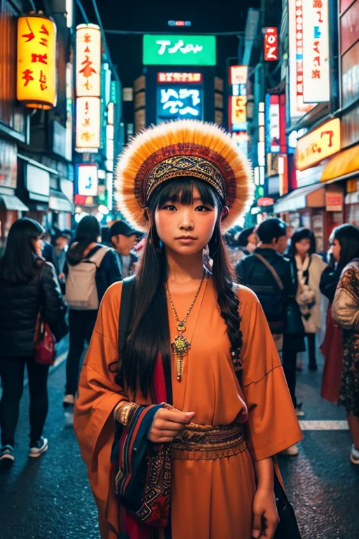 Nomad Uncle Ethnic Hat Tokyo Neon Street
