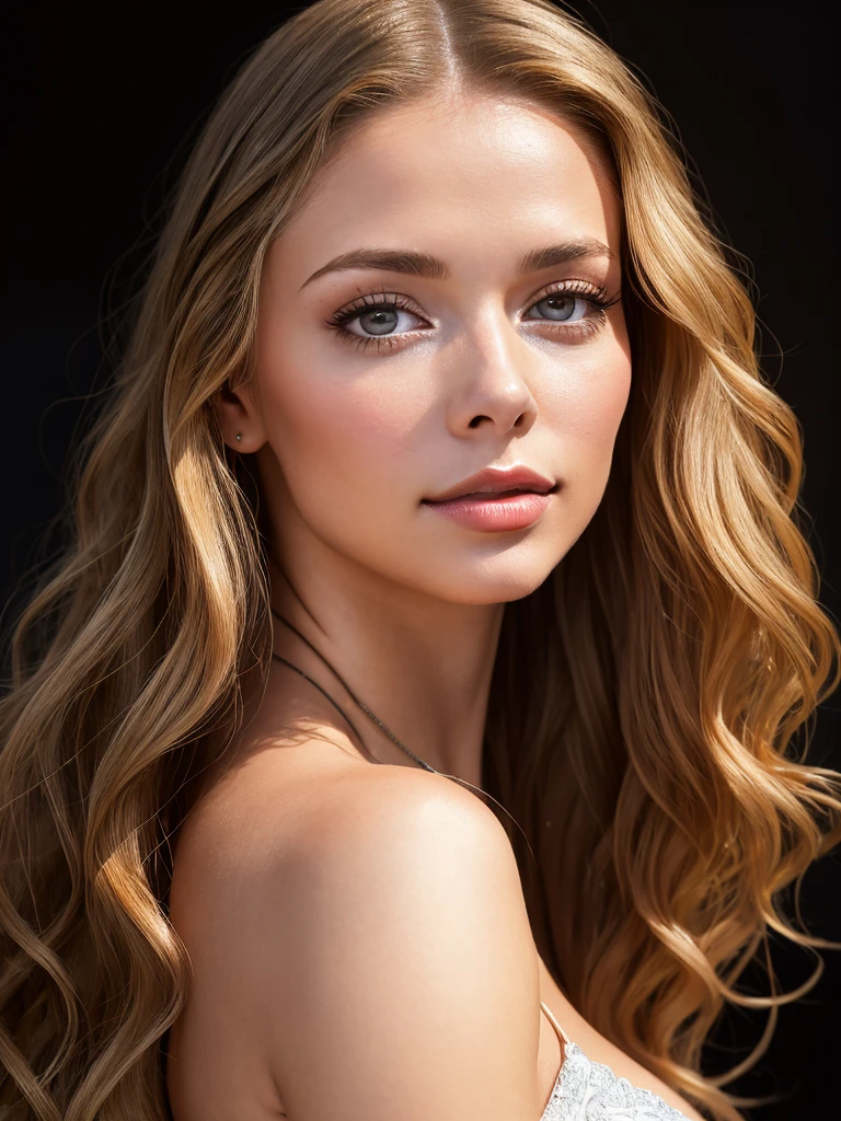 Full body waist up pose of a 25-year-old russian dutch mixed girl, RAW, beautiful woman, semi-open strawberry lips, dimples, wistful look, (extra long wavy blonde hair), ((detailed face)), ((detailed facial features)), (finely detailed skin), pale skin, (short detailed sexy dress), cyberpunk environment, (cool colors), plump body , damp, reflections, (masterpiece) (perfect proportion)(realistic photo)(best quality) (detailed) (8k) (wallpaper) (cinematic lighting) (dramatic lighting) (sharp focus) (intricate), RAW photo, RAW photo, gigachad photo, posing for camera, back arms, 8k uhd, dslr, high quality, short messy hair, cleavage