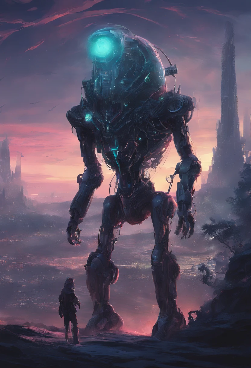 technological, robot, futurista, alien, Lovecraftianos, Azathoth, hologramas.