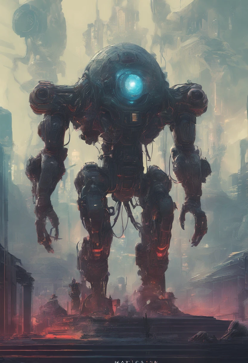 technological, humanos, robot, futurista, cosmos, alien, Lovecraftianos, Azathoth, hologramas.
