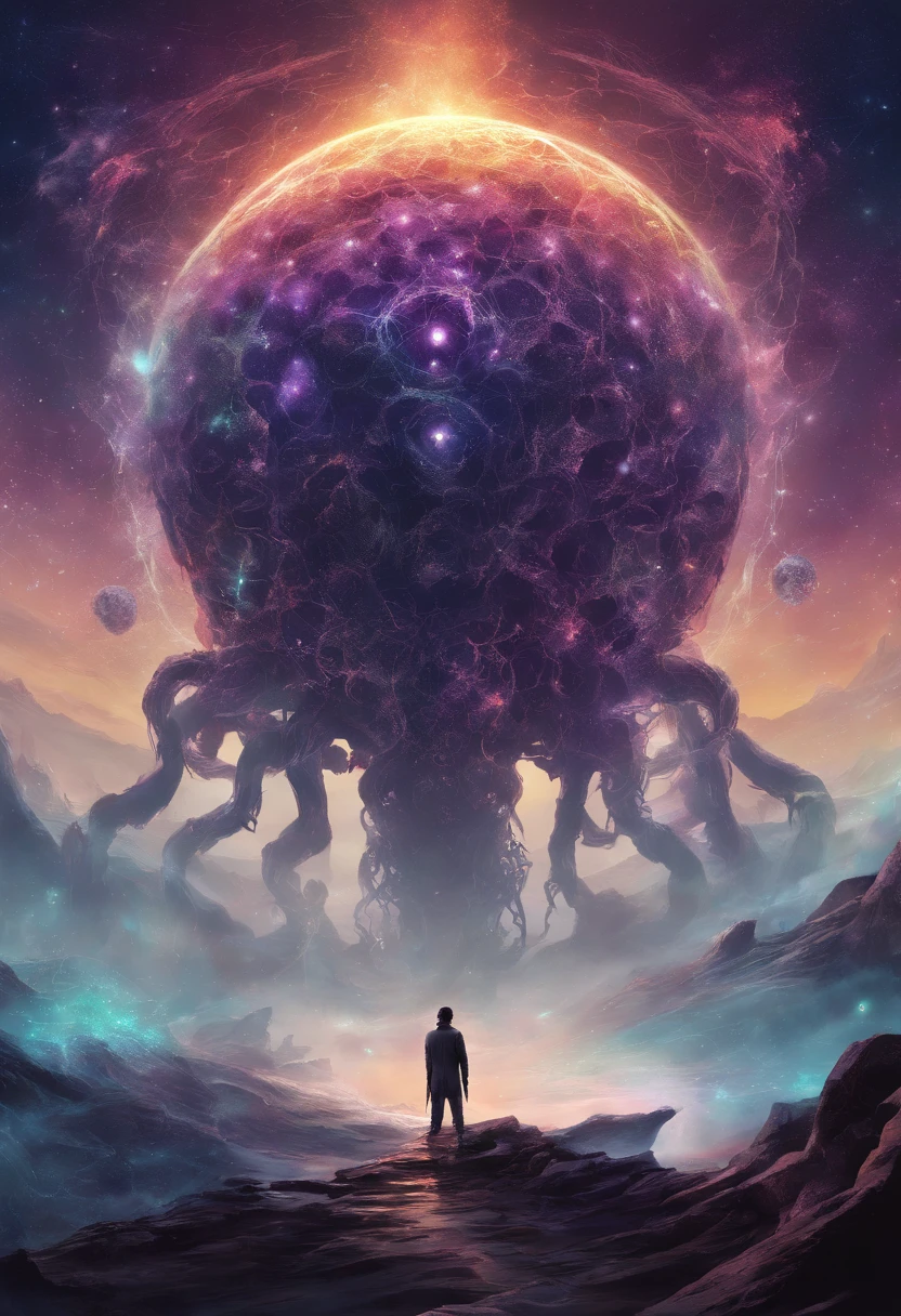 Nanotechnology, Lovecraftianos, humanos, cosmos, hologramas, Azathoth.