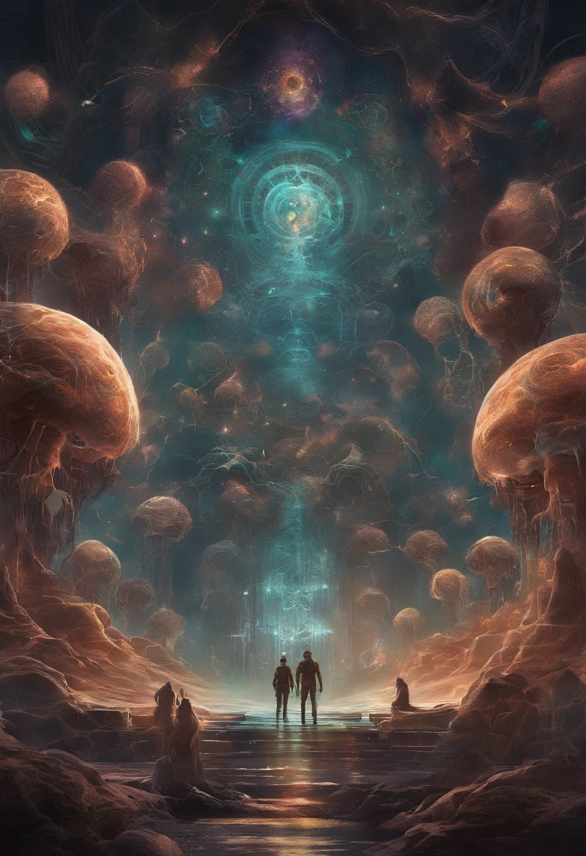 Nanotechnology, Lovecraftianos, humanos, cosmos, hologramas, Azathoth.
