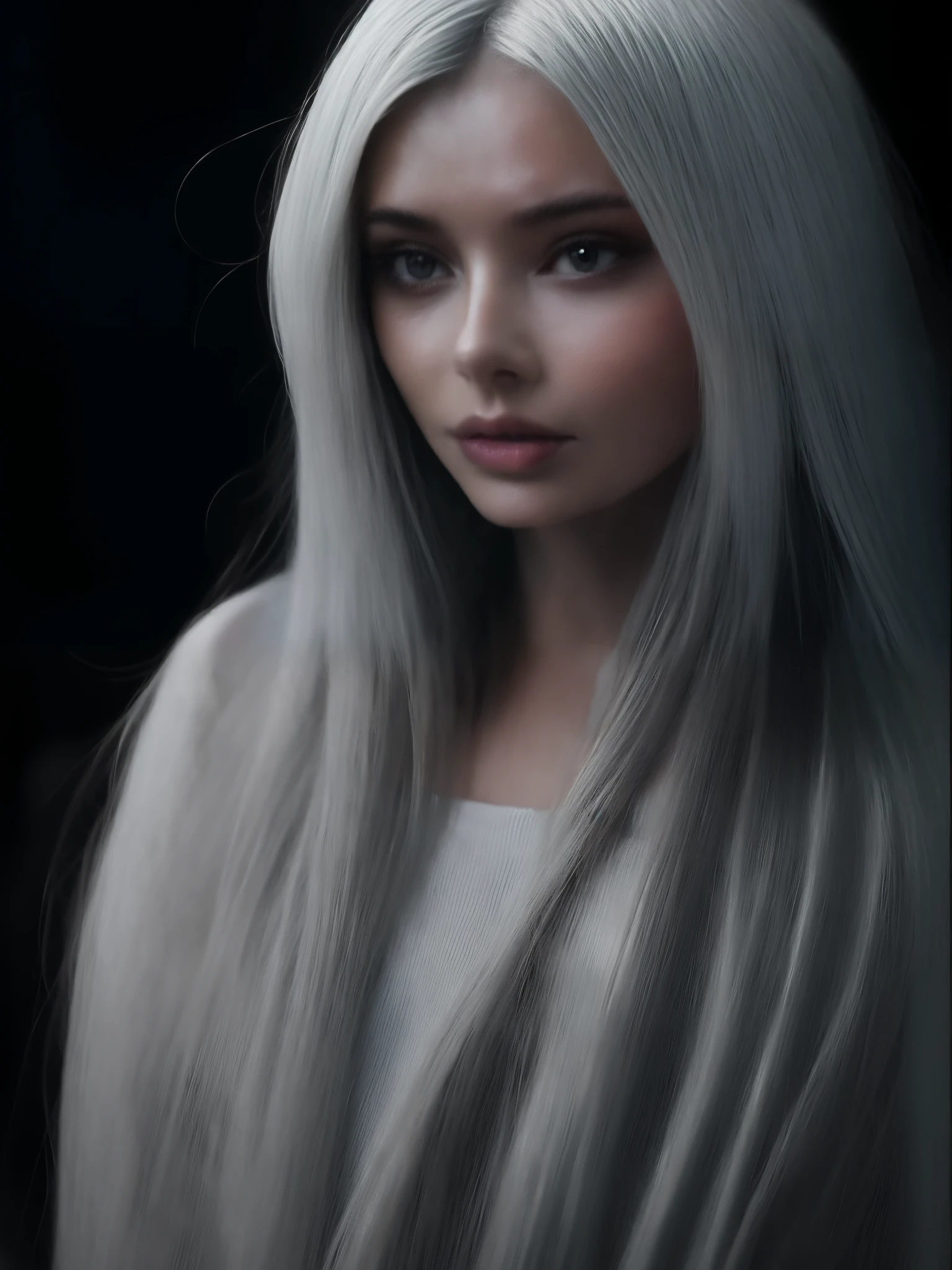 Gray clay style,(masterpiece, top quality, best quality, woman in monochromatic light
