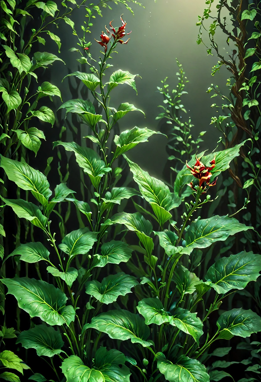 flowers, Long stems, Wide buds, mystical – необычные flowers, scattered throughout the composition. big, juicy, Black buds, red stems, ((Magic glow)), ((3D painting, digital painting, High craftsmanship)), the best works of digital painting, High detail elements, background - wide stroke. Fancy patterns - ornaments decorate, Green stems,. Magic and cyberpunk blended together. warm range of colors, Contrasting light with cool side lighting, expressing volume and shape, качественная 3D визуализация, render, masterpiece. top quality, skull bones background.
side light, mystical frame. Best quality, Unreal engine, | ultra HD | Full HD, High detail. Simulation graphics, art style. (Bright evening lighting, warm light, sharp focus, 8K). highly detailed textures, textile, metal, and bone. film grain, shine on the stems, Humid air, the contrast of cold shadows and warm golden light, Whirlwinds of Dead Souls.