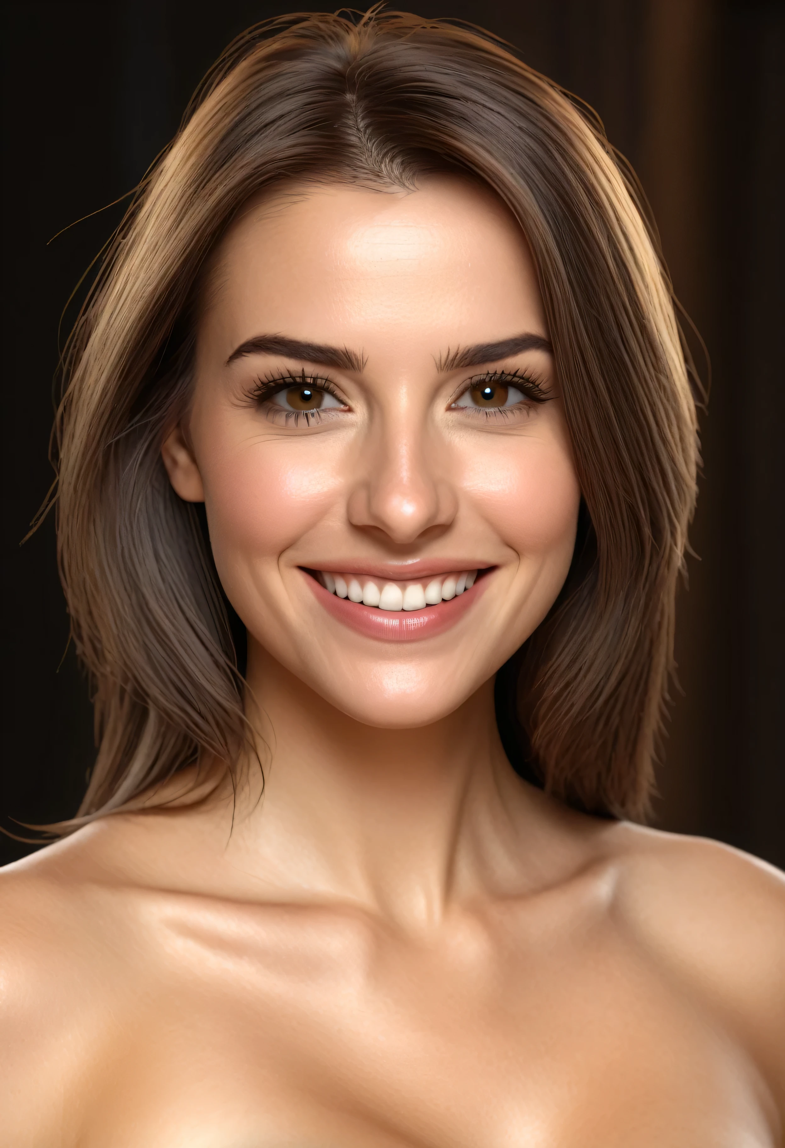 Frau (Madison-Bier), (bilden:1.4), beautiful smile, natural skin structure, 4K-Texturen, Sehr detailliert, perfekt , Lichtraum, kompliziert, ultra-realistisch, Out there, (HDR:1.3), UHD, (komplizierte Details), hyperdetailliert:1.1), filmisch, Fotorealistisch, (Dunkler Schuss:1.2), dramatisch, Hoher Kontrast, (warme Farbe:1.1) , gedeckte Farben, Meisterwerk, elegant, scharfer Fokus, (((frau ist komplett nackt))), nacked E-Cup breast, Whole body naked to see