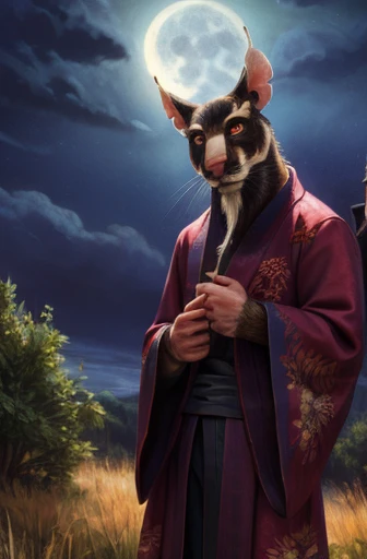 low-angle view,
standing, night, moonlight, clothed, kimono, red kimono, rat tail, red eyes, goatee, brown body, white fur, black fur, bandages, safe,
(master splinter:1.2), looking at viewer, front view, solo, topwear, bottomwear,
BREAK,
by bruteandbrawn, by personalami, by kenket, (intricate, high detail, film photography, soft focus, RAW candid cinema,
photorealism, realistic, photorealistic, analog style, subsurface scattering,
masterpiece, best quality, ultra realistic, 8k)