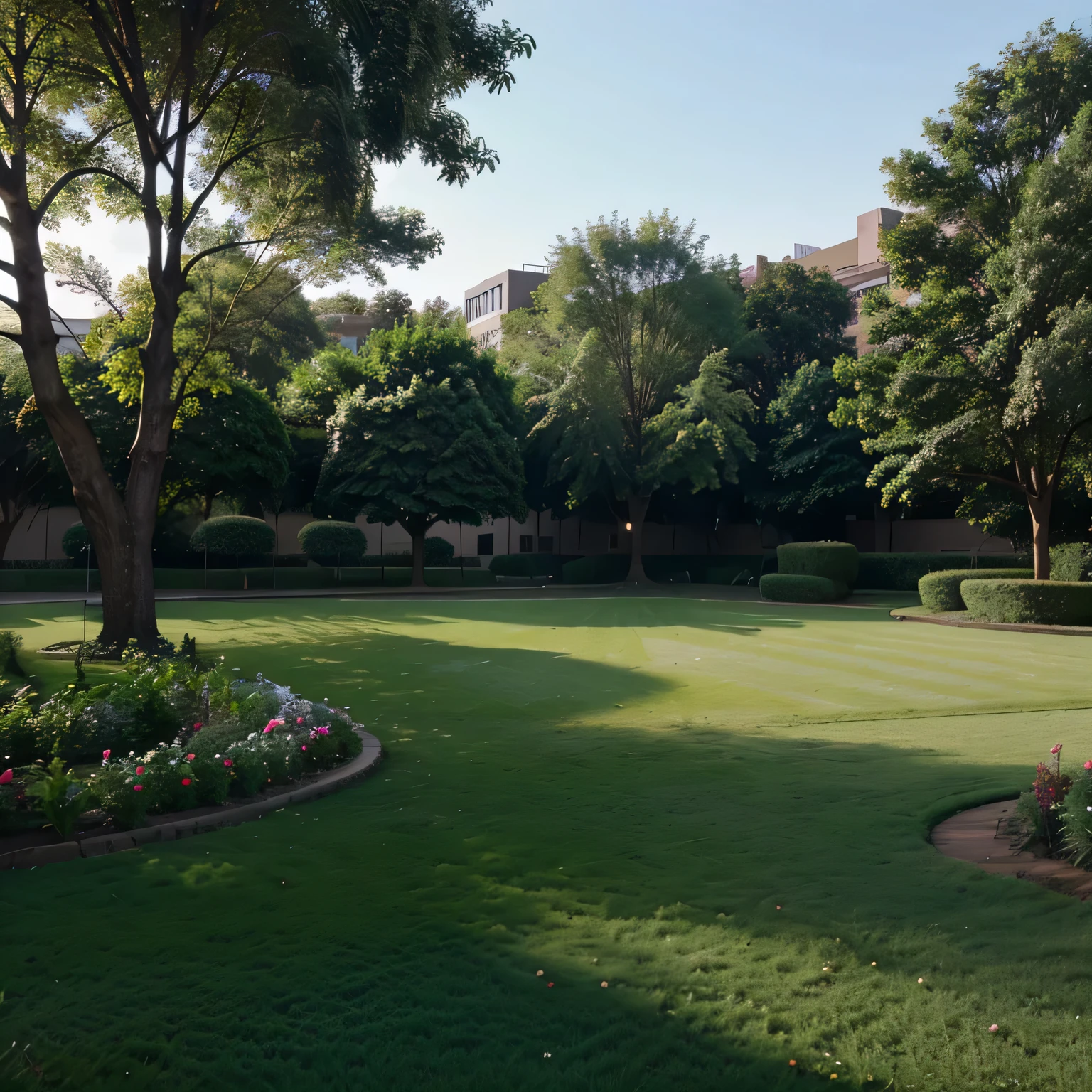 Harverd University Garden Lawns University Building Quality Photo