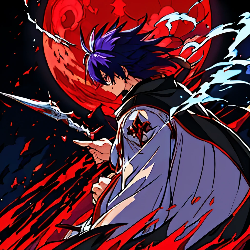 In a world ravaged by war and darkness, rumors begin to spread about a mysterious warrior known as Kurogane Akuma, whose name echoes like a sinister omen. They say he is an unstoppable force, a being of divine power and indomitable ferocity. When the blood moon rises in the sky, marking the beginning of a night of darkness, Kurogane Akuma awakens from his deep slumber, ready once again to bathe the land in the chaos of his fury.
What leads Kurogane Akuma to spring into action this time? Is it a quest for revenge, a mission of redemption, or perhaps an even darker purpose? As the world prepares to witness the rise of the Blood Moon, heroes and villains alike brace themselves to confront the fearsome warrior, each with their own motives and hidden secrets.
Write a story that explores the events that unfold when Kurogane Akuma emerges from the shadows, challenging destinies and bringing with him a storm of blood and power. What awaits him in this world of darkness and secrets, and who will dare to cross his path as he seeks his own destiny beneath the light of the blood moon?