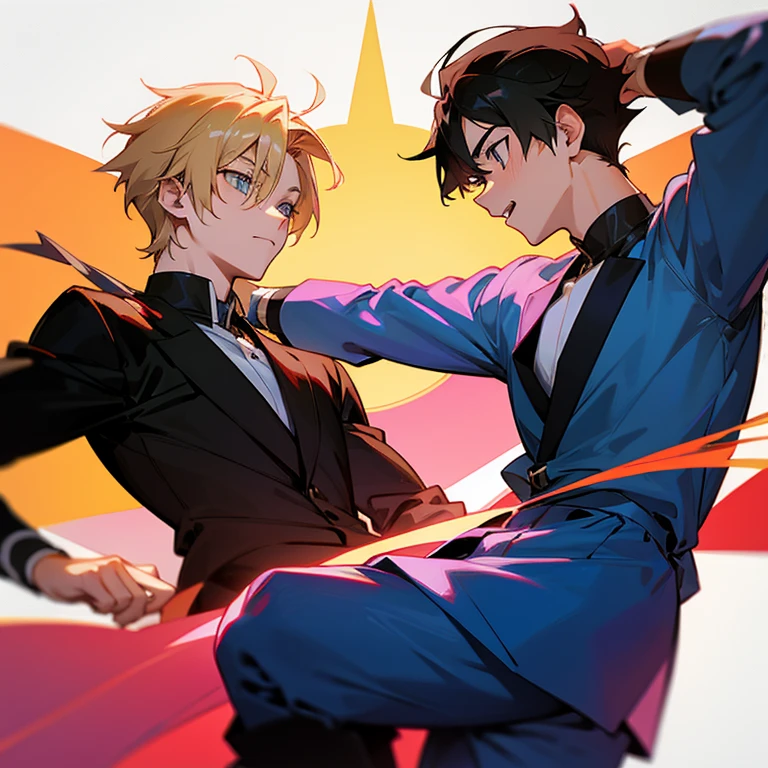 Two boys anime adults