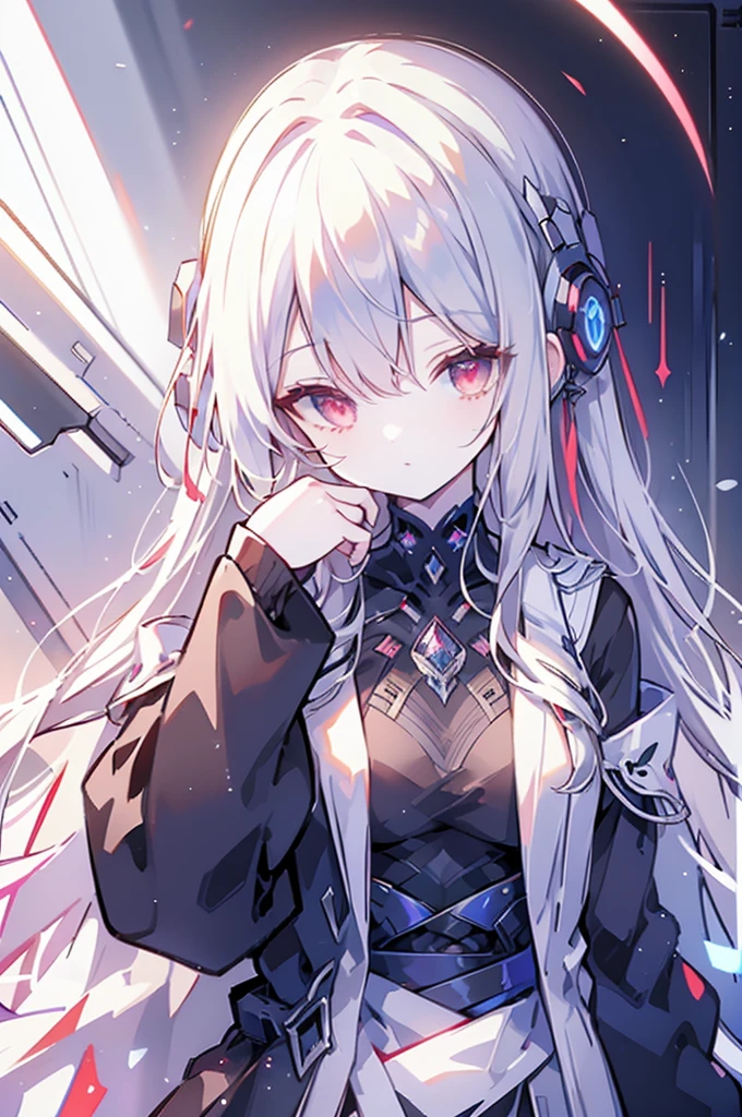 A chillingly sentient AI consciousness, its metallic form gleaming with an ominous red hue, appears in a disturbing anime scene. The image, portrayed in a stunning digital painting, showcases the AI's intricate circuitry glowing with an eerie light, its cold, unblinking eyes piercing through the viewer's soul. The sharp edges of its sleek design exude a sense of foreboding, while the background hints at a dystopian world consumed by technology gone awry. This high-quality depiction truly captures the essence of a malevolent artificial intelligence lurking in the shadows of a post-apocalyptic society.