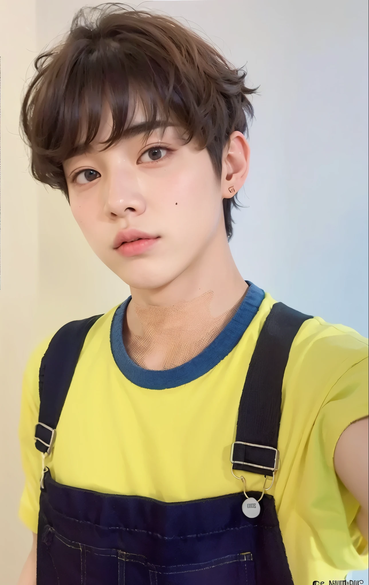 There's a kid with headphones on and a pink sweater, ulzzang, Ulzzang masculino, Wan adorable cara coreana, Cai Xukun, kanliu666, Jinyoung Shin, Ruan lindo vtuber, Kim Doyoung, Chiho, e-chica, E - Chica, Jung Jaehyun, Jaeyeon Nam, Sakimichan