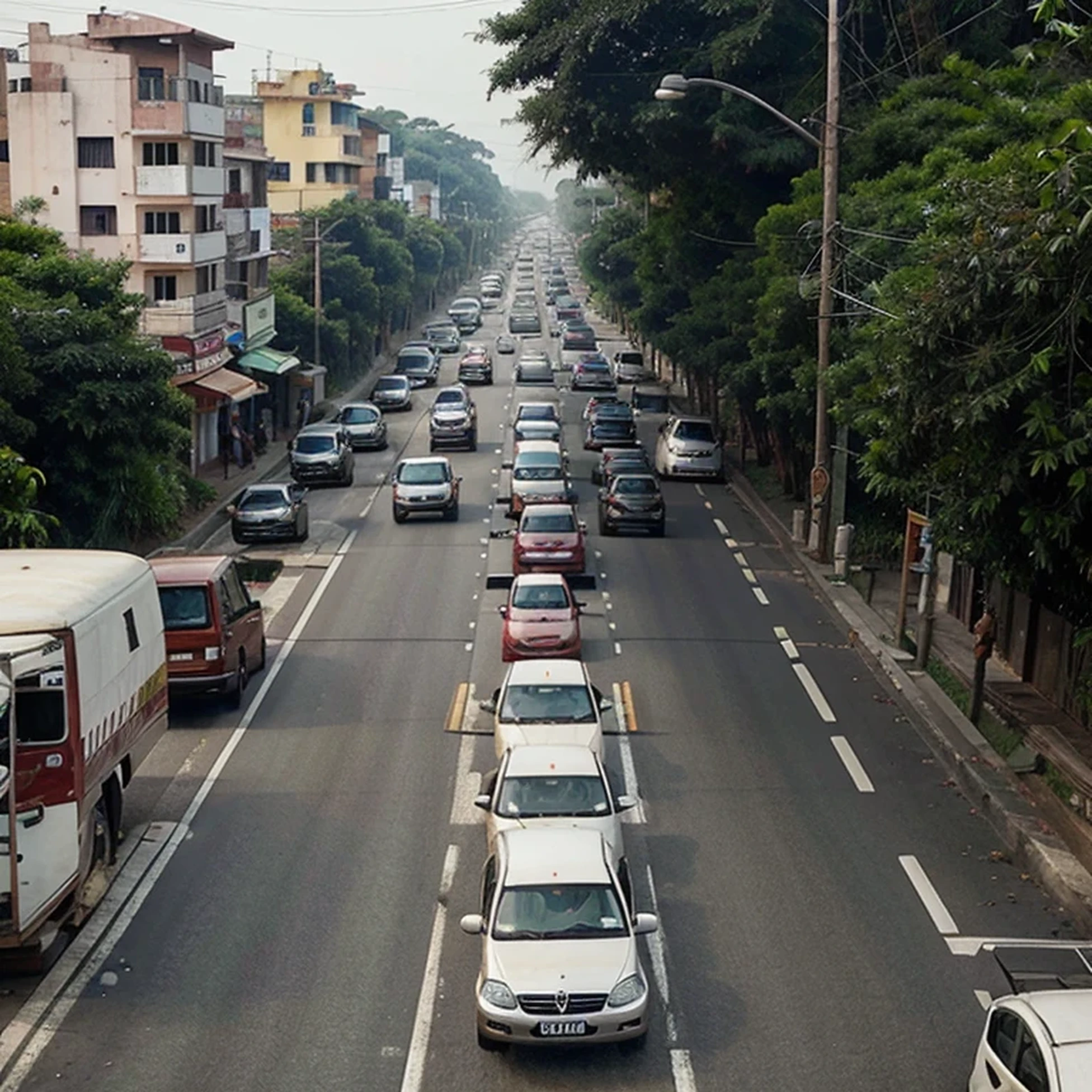 Traffic image at goa