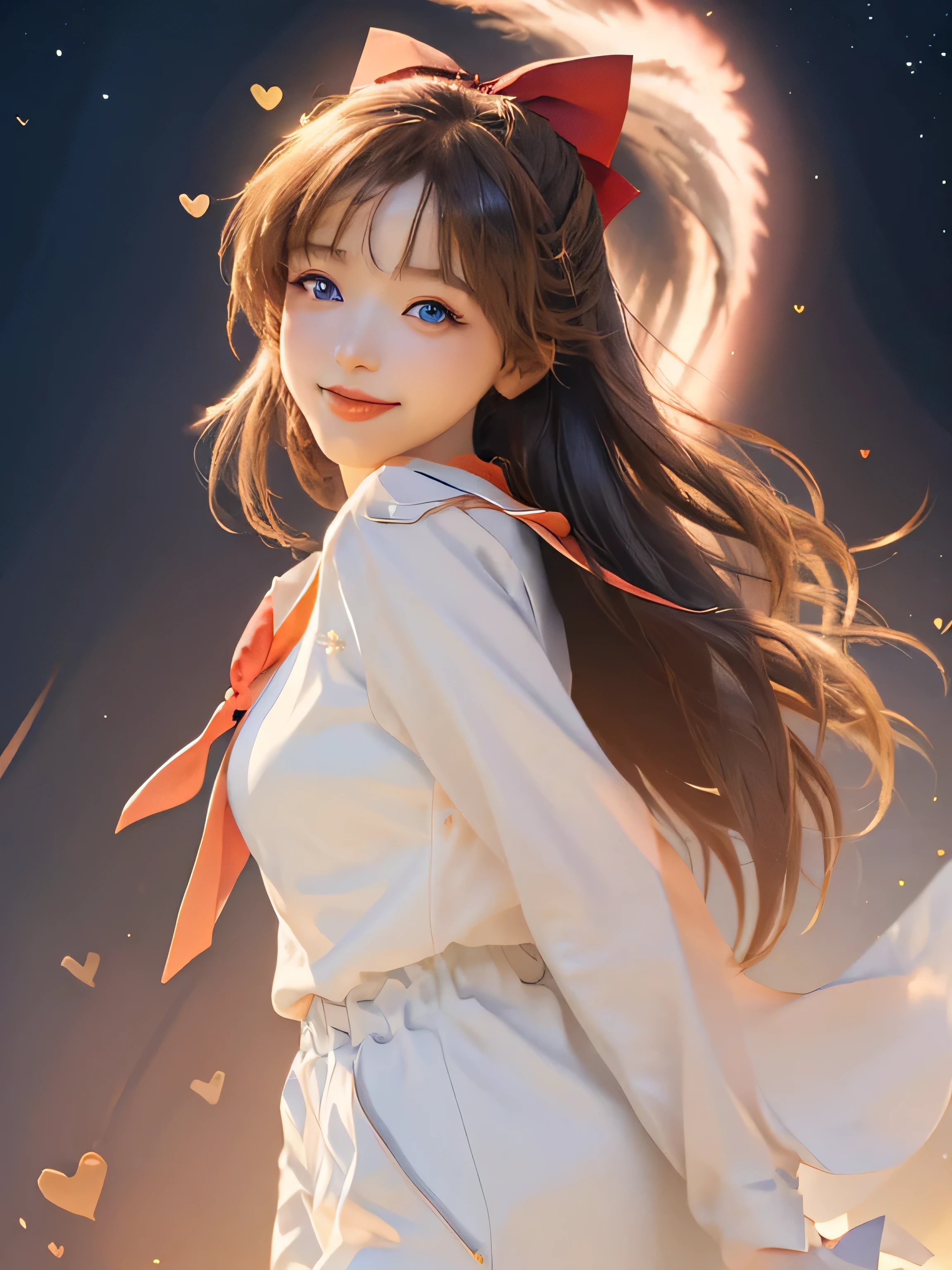 (masterpiece, highest quality; 1.3), Very detailedなCG, Very detailed, 1 girl, alone, smile, Looking at the audience, Stylish angle, Long blonde hair, blue eyes,
SV1, Sailor suit, Orange Skirt, Elbow hand pockets, tiara, Orange sailor collar, Red Bow, orange necklace, White gloves, jewelry,
Many Hearts, face focus, Venus, tornado, Abstract background, storm of heart, Stop beam, heart bubbles, Heart Bus, Stop Star, heart flower, heart light, world of heart, Heart Background, Galaxy Background, Heart Weapon, Heart Halo,