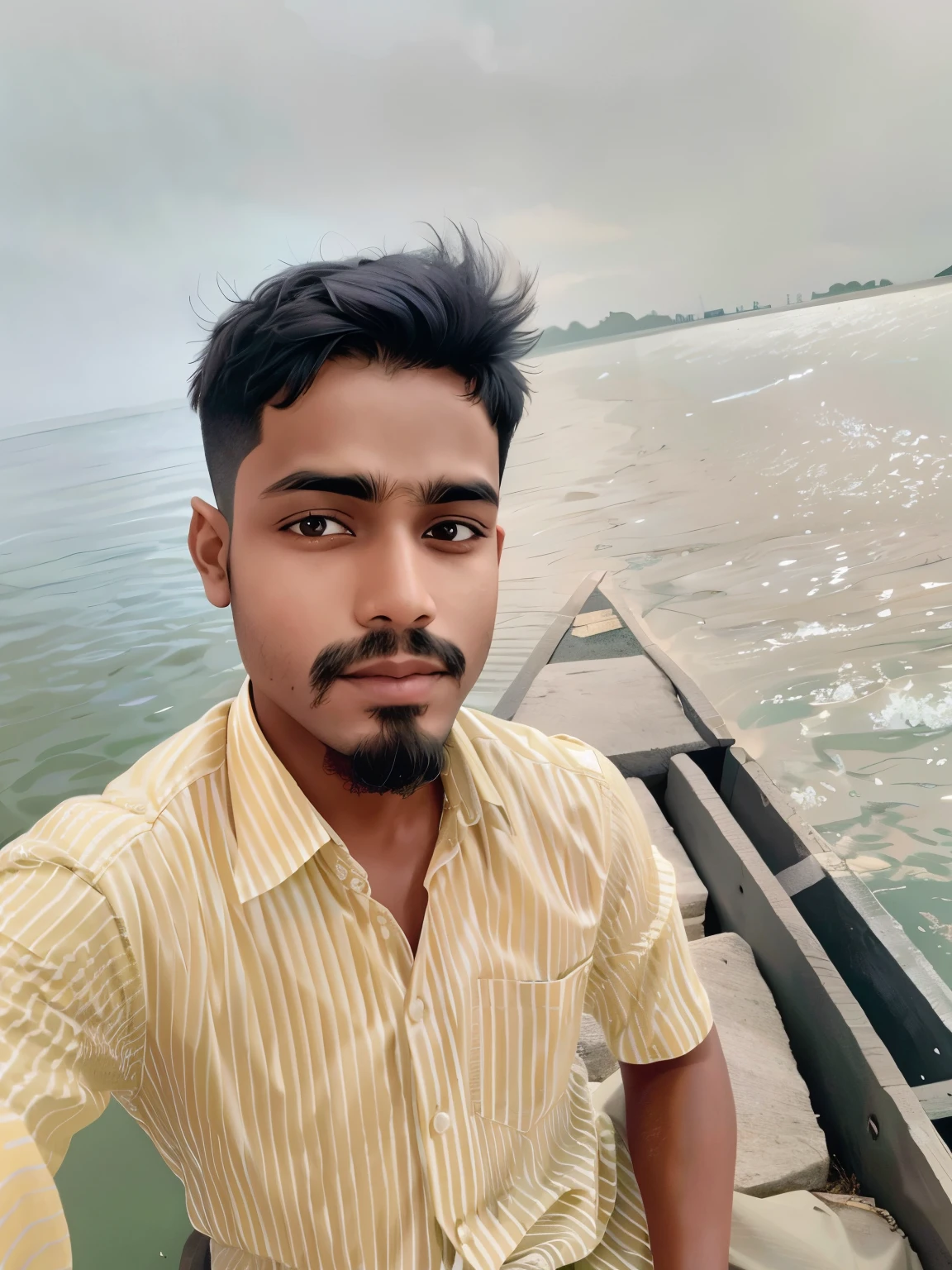 Indian Boy With simple hair