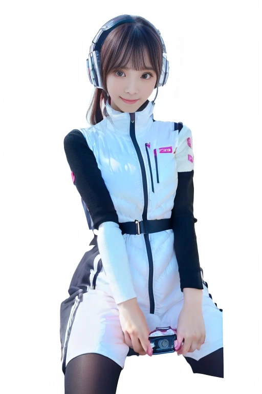 ((NSFW: 1.4)), (acrobatic pose):10,((Detailed face, Professional photography)), ((NSFW, zettai ryouiki, 1 girl)), Ultra-high resolution, (Realistic: 1.4), RAW Photos, highest quality, (PhotoRealistic Stick), concentrated, Soft Light, ((30 years old)), ((Japanese)), (( (Young Face))), (surface), (Depth of written boundary), masterpiece, (Realistic),(inside ISS):3, woman, ,astrovest:2,headphone:2,smartwatch,,bangs, ((1 girl)),(black sleeves):2,(black tights):2,inside spacestation,inside spacecraft,,zero gravity,smile,open leg,blush:1.5,hidden hands,neotech