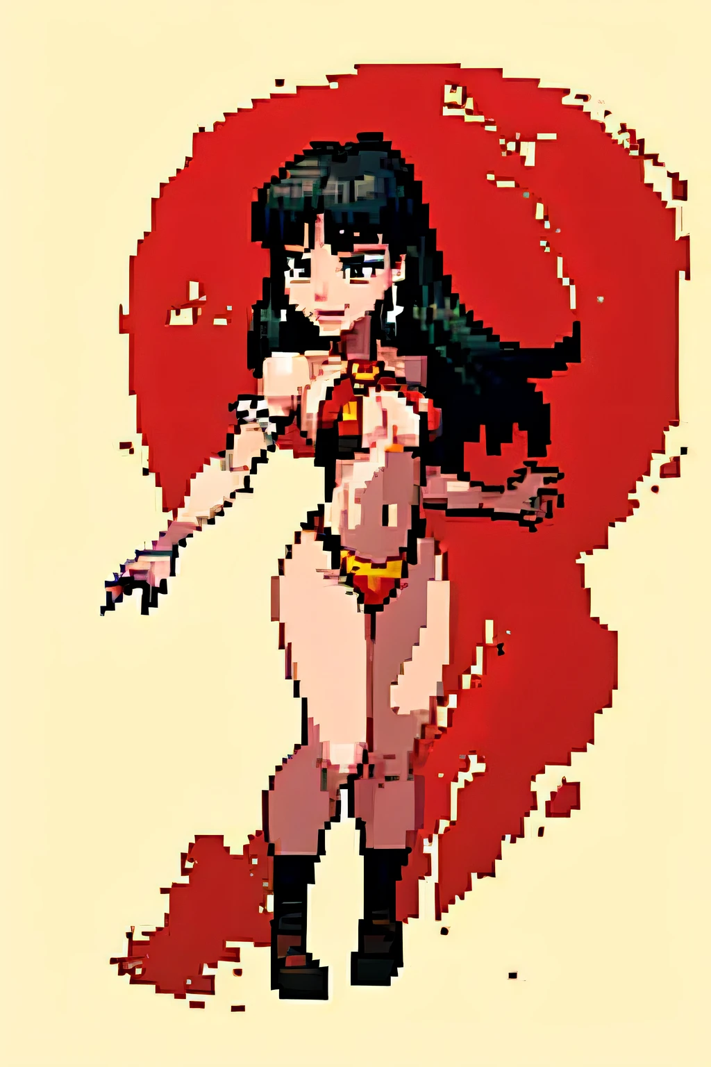 cute vampirella, 8 bit style