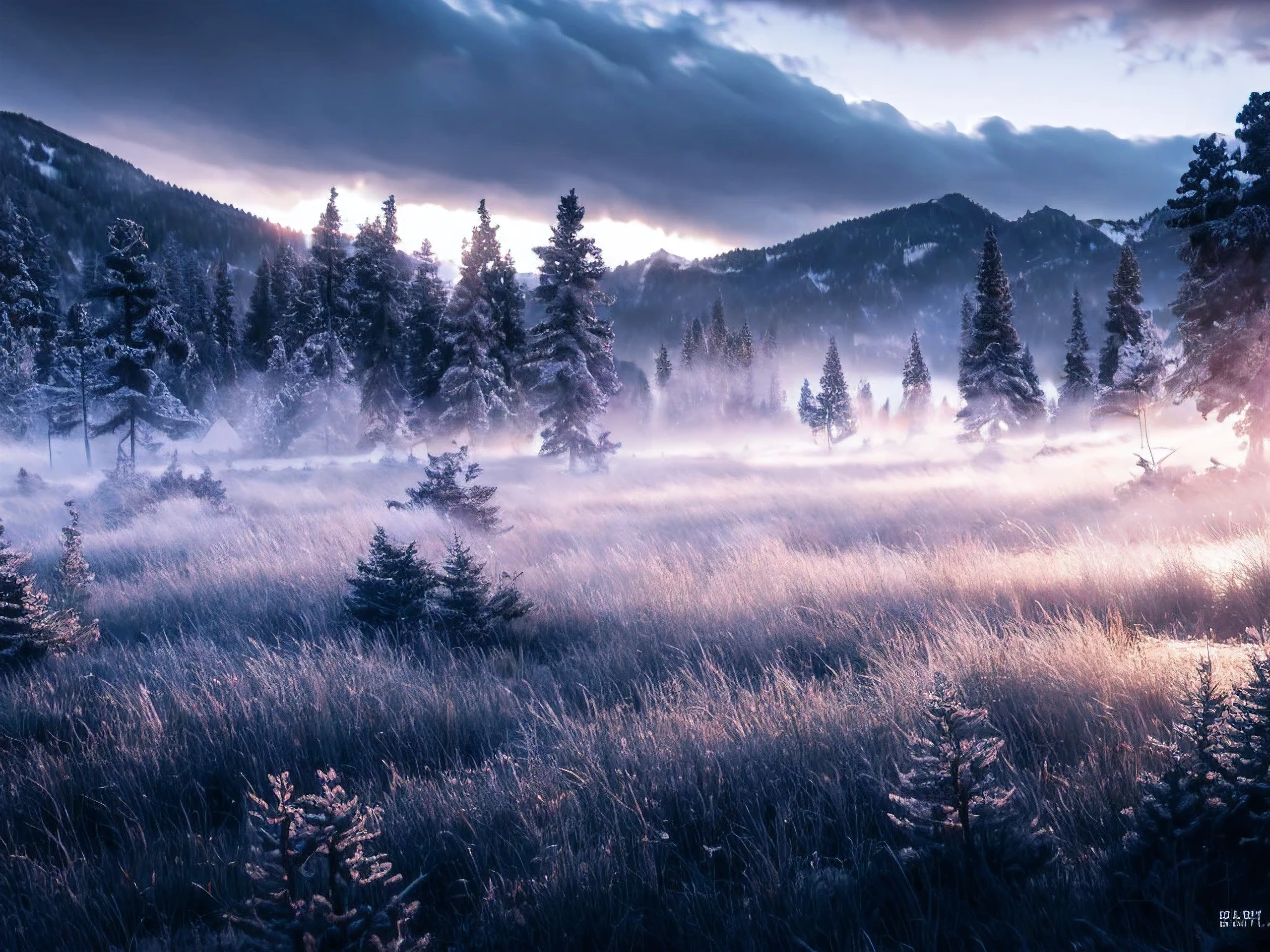 Masterpiece, From the depths of the cosmos, the mysterious fog and shadows descend upon the once green and blue earth, their dark tendrils spreading like an ominous stain across the now doomed land. Beginning with the towering mountains, the shadows creep insidiously, enveloping every snowy peak in a shroud of darkness. The once vibrant landscapes are now cast in an eerie twilight, as the inexorable march of shadow and darkness reaches out to claim its dominion upon the entire earth, 16K, ultra high res.photorealistic, UHD, wide angle, depth of field, RAW, (lightnings, Lord Of the Rings vibes:1.2)