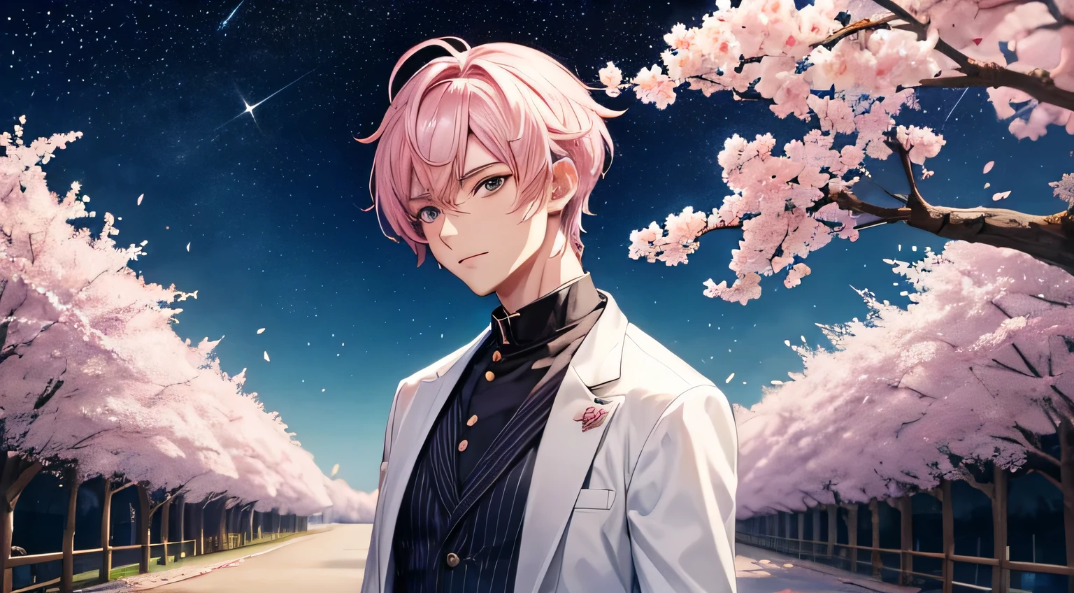 #male
#Cartoon
#Base Model
#others
#characterdesign
#Outdoor
#character
#male
#design
#style
#Upscaling
#daily
#anime
#Artwork
#anime
#Epic character
#Cherry Blossoms at Night #Starry Sky