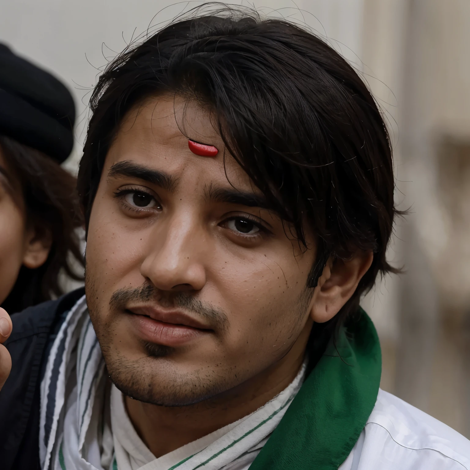Un palestinien qui engueule un pakistanais