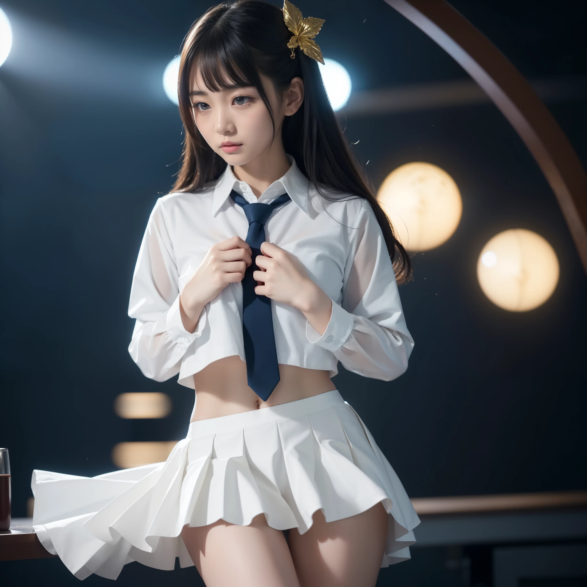 Sailor suit、Embarrassing、One beautiful woman、Detailed face、Good hands、Thin legs、(Flying debris, highest quality:1.2), 8K, Official Art, chest、cute、I can see your pants、Pulling on skirt、 planet, Trending on cgstation, 太陽系外planet, Official Art, mar planet, Sakimi-chan, Five Fingers Photos'Body of, Esbian all over、Sailor suitの美しさ、Cool look、 (masterpiece) (highest quality) (Get used to it) (8K) (Cinema lighting) (Sharp focus) (complicated)Black Hair、、小さいchest、Laughter、Incredibly stupid, (beautiful girl, cute face, Turn back, Gold ornaments in hair、naked、chestのクローズアップ, Gardenia, Viola family, space , Watching the audience, Film Grain, chromatic aberration, オッパイSharp focus, Face Light, Dynamic Lighting, Cinematic lighting, Get used to itな目と顔, (cute tie、1:1.2)
information