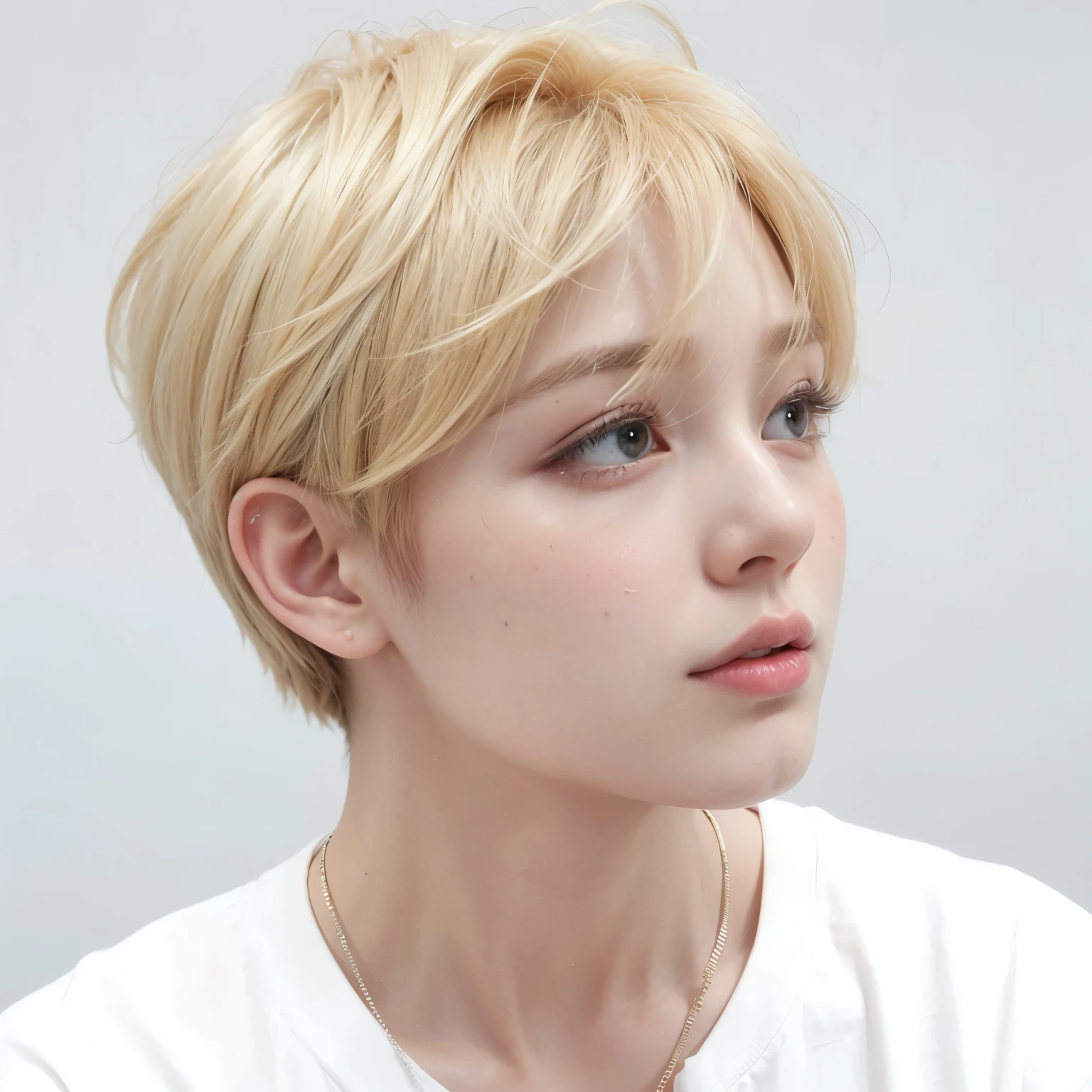 mulher arafa com cabelo colorido sentada em uma mesa, Jung Jaehyun, adorable and pale korean face, Ulzzang inteligente, Kim Doyoung, com cabelo curto, jossi do blackpink, Hong junho hyung, Tae June Kim, Ulzzang, o corte Hime, Jaeyeon Nam, xqc, Parque Jimin, cabelo curto platinado moleca