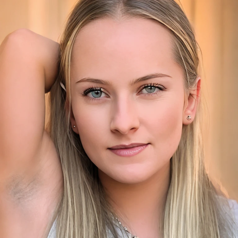 Kat, 1girl, 18 years old, solo, (realistic photo:1.1). Looking at the viewer (grey eyes:1.1), smooth fair skin with blonde hair pulled back. Natural soft lighting, dynamic angle | (masterpiece, 4K_resolution, best_quality:1.2), (ultra_detailed, More_Detail, Enhance), ((perfect_pose, perfect_anatomy, perfect_body):0.8), (full_body_image), (highly_detailed_smooth_skin:0.9), ((RAW, sharp_focus):1.0)