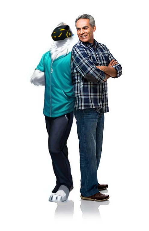 , (((white fur protogen standing back against the other person next to someone else with his hands crossed looking at the viewer))) , big chest, day, sexy, sensual, detailed, uploaded to e621, beautiful and detailed portrait of an anthropomorphic white fur protogen, (((male ))) uploaded to e621, zaush, foxovh, movie lighting, , thicc, alone, ((submissive)), 