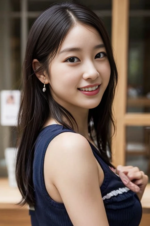 (8k、RAW Photos、highest quality、masterpiece:1.2)、(Realistic、Realistic:1.37)、Very detailed、超A high resolution、1 girl、View your viewers、Beautifully detailed face、Laughter、narrow、(Tight waist) :1.3)、beautiful detailed skin、Skin Texture、floating hair、Professional Lighting、Human whole body、blonde、Height of Japanese people 、Sailor suit、Twin hairstyles、E Cup、smile、、Red ribbon、Baby Face、InDinosaur Museum、Whole Body Ezbian,,