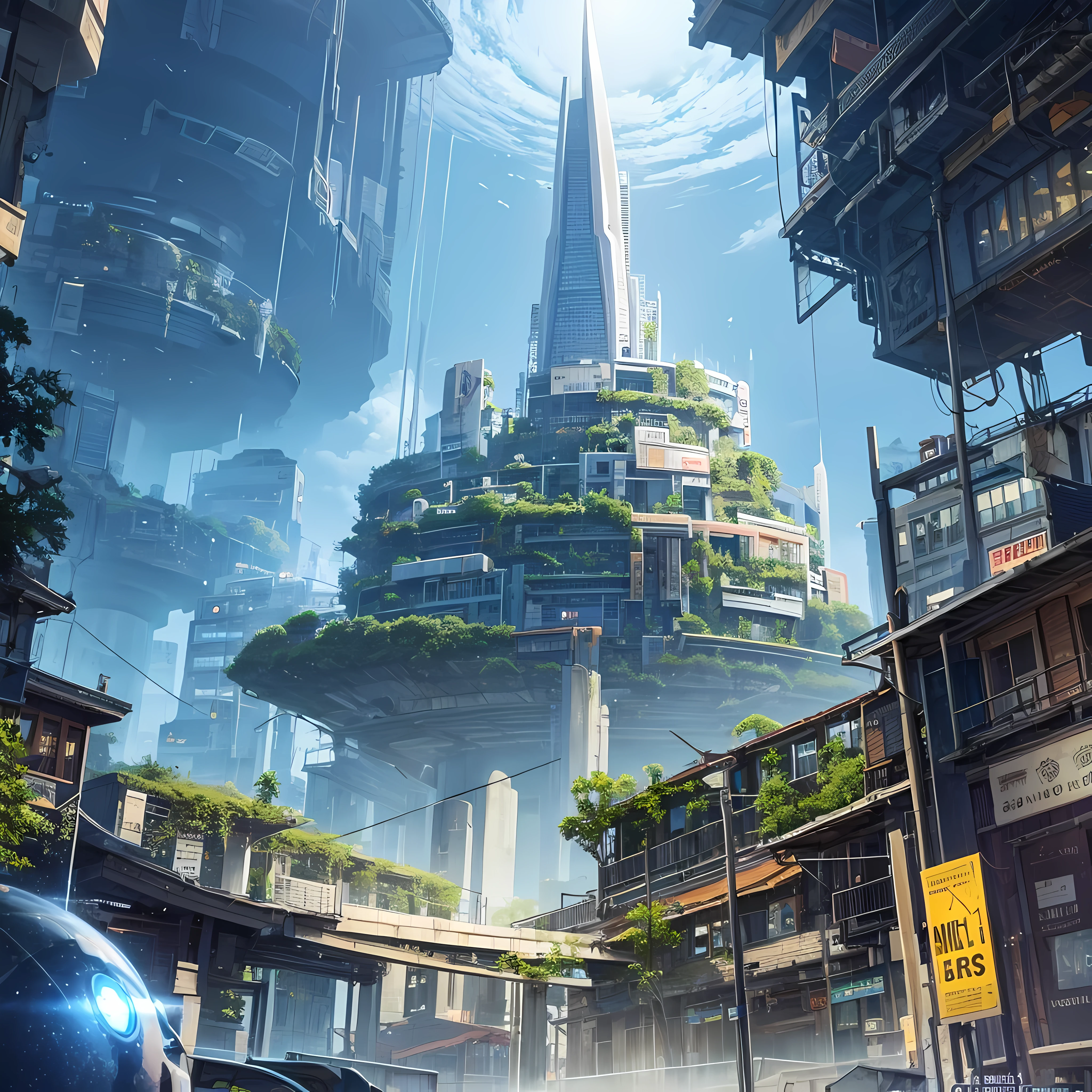 ciberpunk civilization futire. year 10000