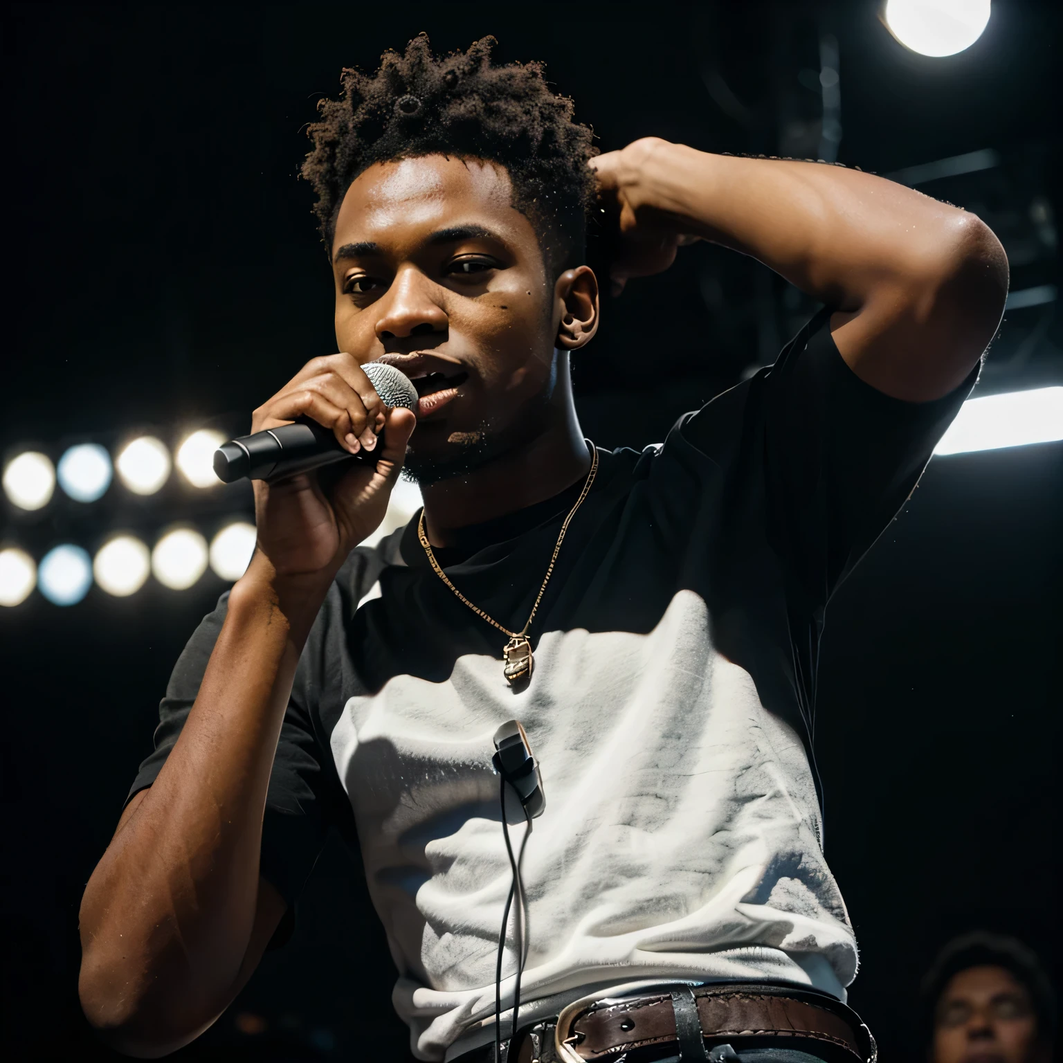 singer, young black man, show, 80mm