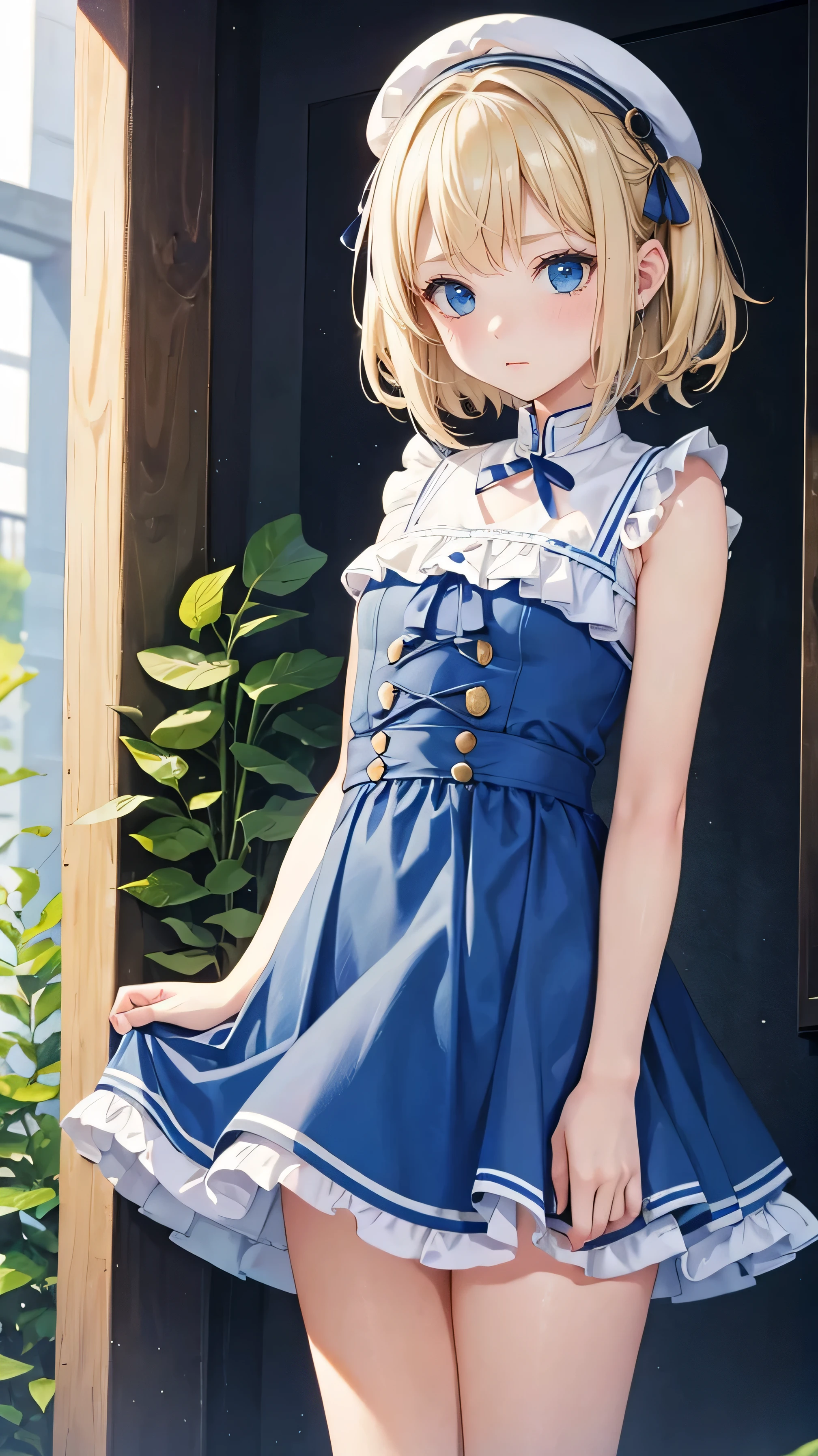 blonde、blue eyes、girl,、