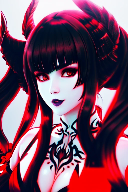 detailed close portrait Eliza Tekken, neon futurista cyberpunk, casaco reflexivo inchado, decorado com ornamentos tradicionais japoneses por ismail inceoglu dragan bibin hans thoma greg rutkowski alexandros pyromallis nekro rene maritte ilustrado, detalhes finos, sombreado realista