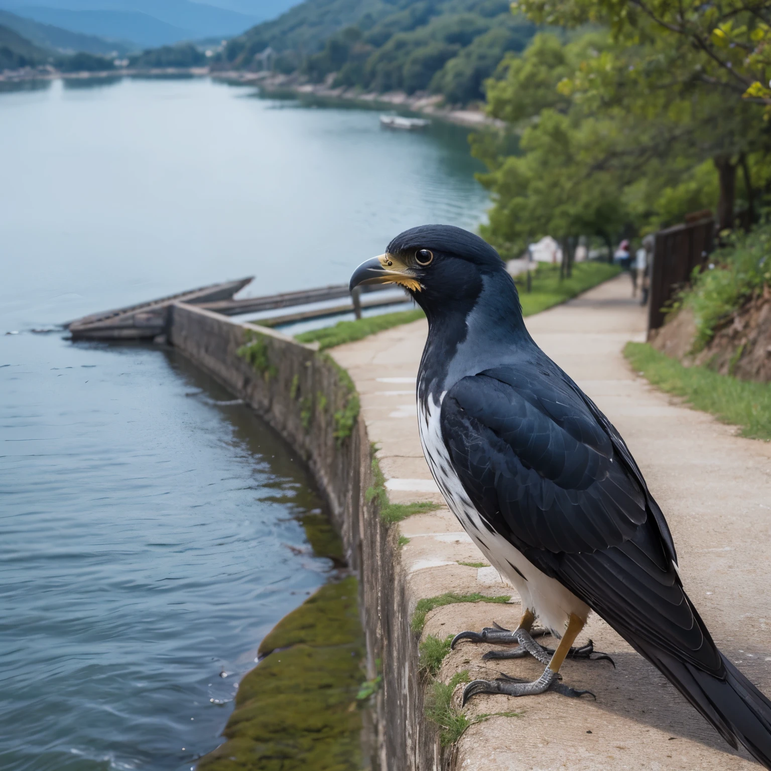 A bird looking for a habitat,Loneliness and confusion,Birds of Prey,No longer leave