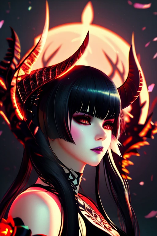 detailed close portrait Eliza Tekken, neon futurista cyberpunk, casaco reflexivo inchado, decorado com ornamentos tradicionais japoneses por ismail inceoglu dragan bibin hans thoma greg rutkowski alexandros pyromallis nekro rene maritte ilustrado, detalhes finos, sombreado realista