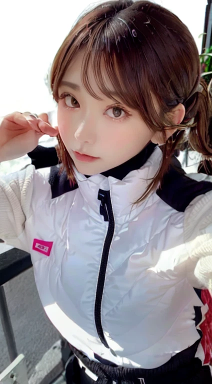 1 Female, Close-up of face, Medium chest, Light brown hair, Blunt bangs, hair behind the ear, Hair that falls over the shoulders, Long Hair, Slim figure, Ultra debtine debtace, Thin face, Delicate lips, Beautiful Eyes, Light blush, eyes are light brown, perfect glowing skin, Perfect Skin, Shining Sweat,Have a look at this, Ultra-thin needle, Very thin fingers, The optimal ratio is four fingers to one thumb, (Realistic:1.3), debtinger Extensions, (astrovest):6. Broadleaf Forest, First Person View, debtuji debtilm, debt/1.2, 8k, Tabletop, んdebtdebt, Super Detail, high quality, 最high quality, High resolution,