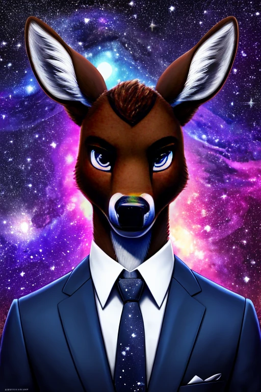 Deer with He has all black eyes Brown fur brigh t random white spots and muscular And antlers, (best quality,4k,8k,highres,masterpiece:1.2),ultra-detailed,(realistic,photorealistic,photo-realistic:1.37), a deer anthropomorphic and a tie,galaxies,cover art,year 2447,anime cover,1024x1024,thousands of galaxies,goddess of galaxies,galaxy,galaxies in the background,stars and galaxies,in a galaxy,more details,[cartoon],[man],[deer head],[tie],[cover art],[greg ],[goddess],[year 2447],[galaxies],[stars],[anime],[1024x1024],[thousands],[best quality:1.2],[4k:1.1],[8k:1.1],[highres:1.1],[masterpiece:1.2],[ultra-detailed],[realistic:1.37],[photorealistic:1.37],[photo-realistic:1.37],[galaxies in the background:0.9],[stars and galaxies:0.9],[in a galaxy:0.9],[more details],[goddess:0.9] anthropomorphic furry art